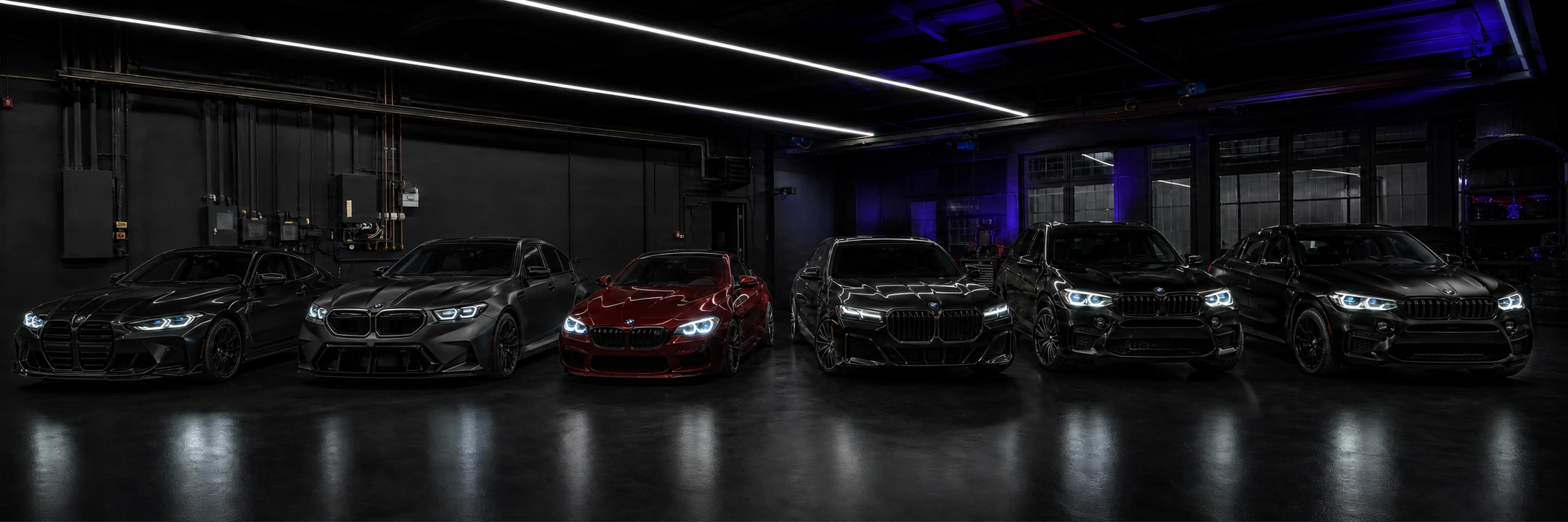 BMW M4, M5, M6, M760e, X5 M und X6 M in der ChipMonkeys Halle – BMW Chiptuning