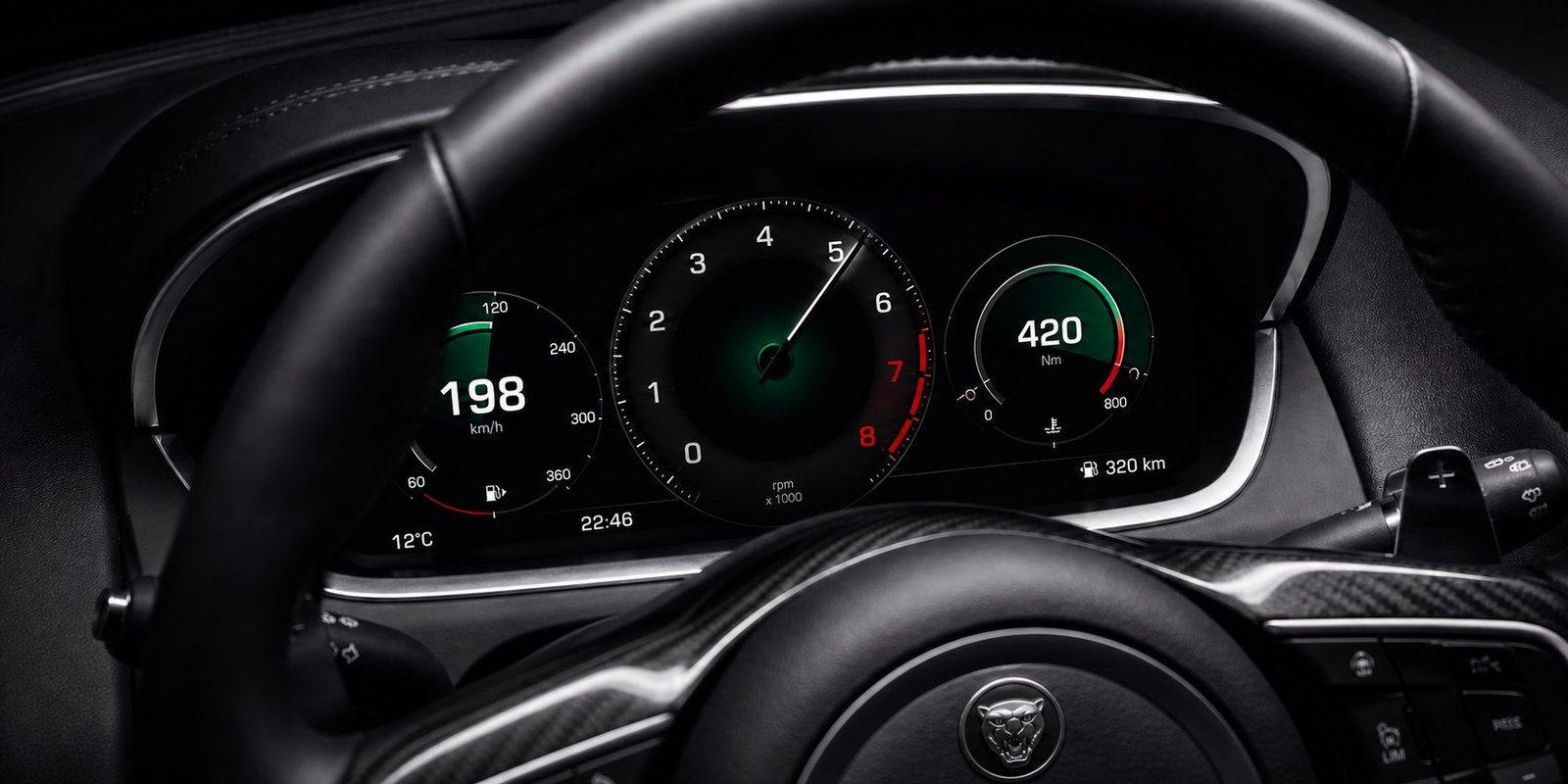 Jaguar Performance-Cockpit – ChipMonkeys Chiptuning für Jaguar