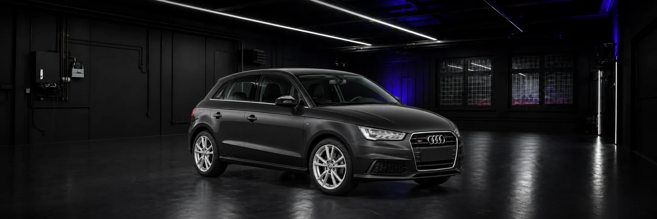 Audi A1 8X - 2015 - 2017 Chiptuning-Banner mit Hochleistungsmodellen in der ChipMonkeys Halle