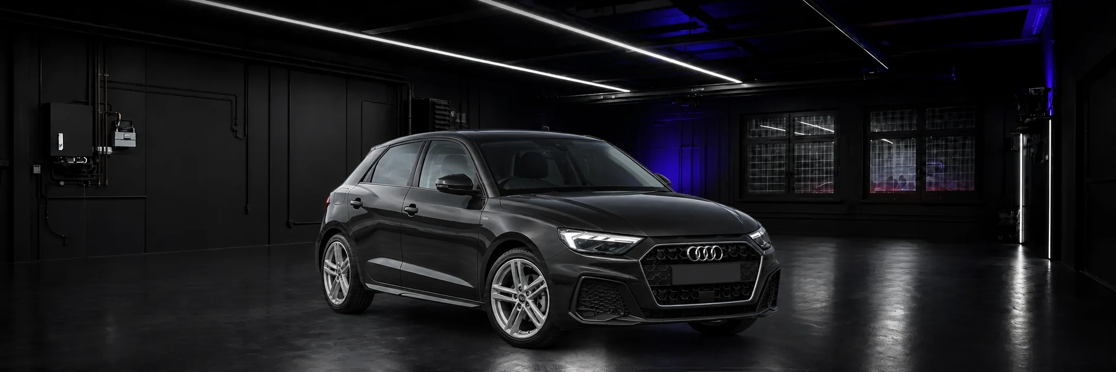 Audi A1 GB - 2018+ Chiptuning-Banner mit Hochleistungsmodellen in der ChipMonkeys Halle