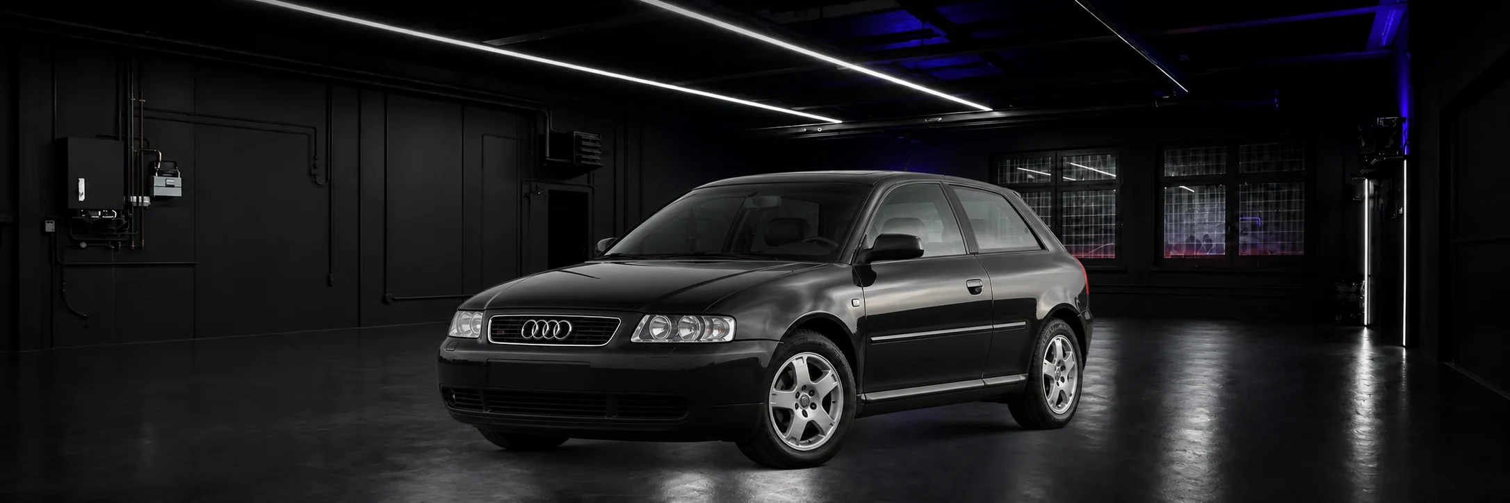 Audi A3 8L - 1996 - 2003 Chiptuning-Banner mit Hochleistungsmodellen in der ChipMonkeys Halle